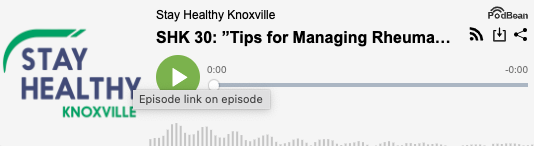 Listen to the Stay Healthy Knoxville Podcast featuring Dr. Tonya Baker.